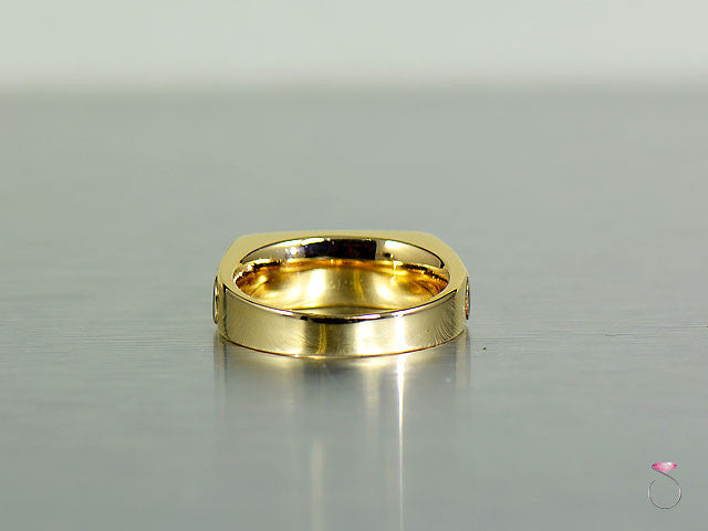 Diamond Wedding Rings,Channel Set 5 Diamonds 1.06 carat Men Ring in 14K Gold - Men wedding bands