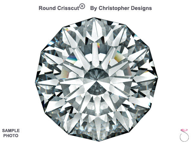 Christopher Designs Crisscut Round Diamond online sale