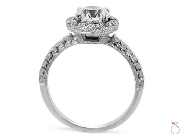 Halo Engagement Ring Hawaii Sale