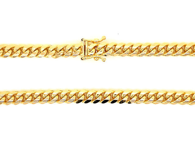 14K Yellow Gold Miami Cuban Chain, 6mm 24" 66.30 Grams