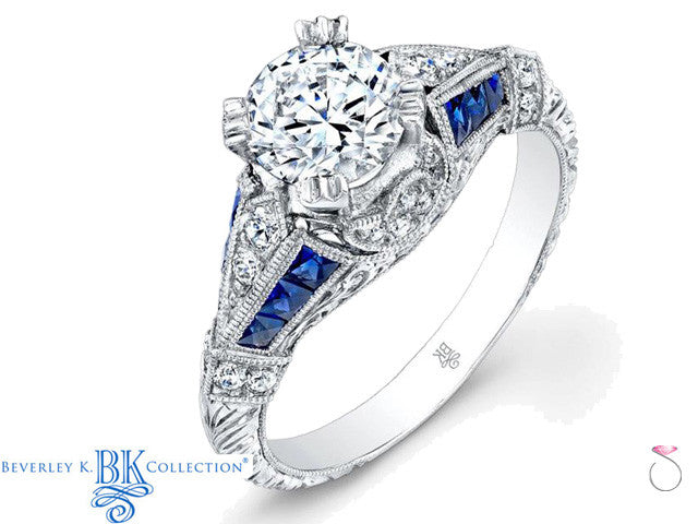 Beverley K Diamond Ring 0.21ct Sapphire semi mount R176
