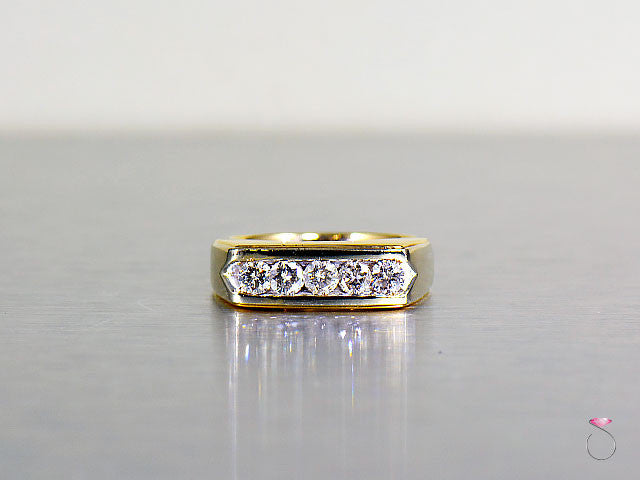 Macy's Men's Diamond Cluster Ring (2 ct. t.w.) in 10k Gold - Macy's