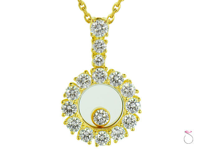 Diamond Pendant, Gold Pendant,,Chopard Miss Happy Pendant Hawaii online sale