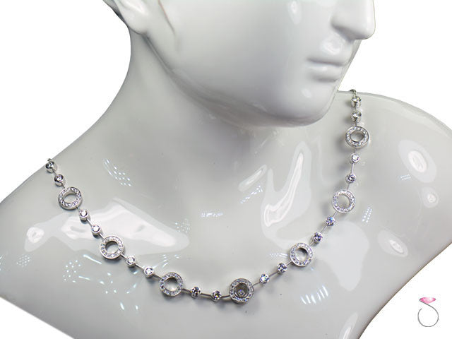 Chopard Solitaire Chopard Happy Diamonds White Gold Necklace | Solitaire Jewelers ...