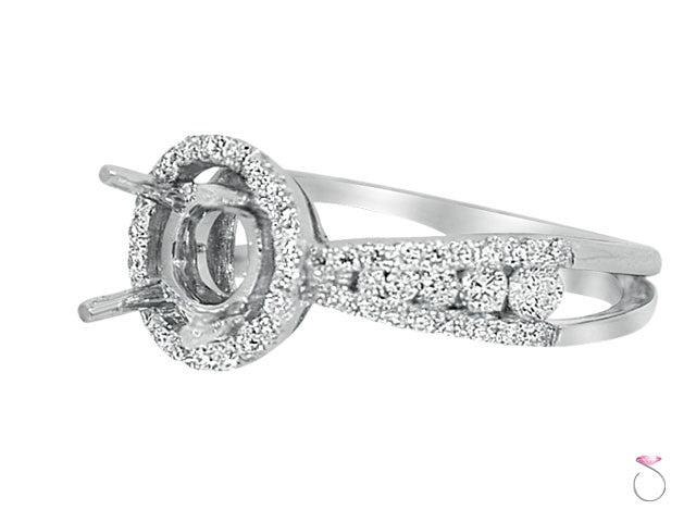 Split shank engagement ring