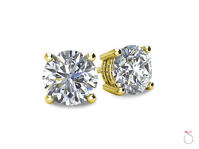Diamond Stud Earrings Sale online Hawaii Yellow Gold