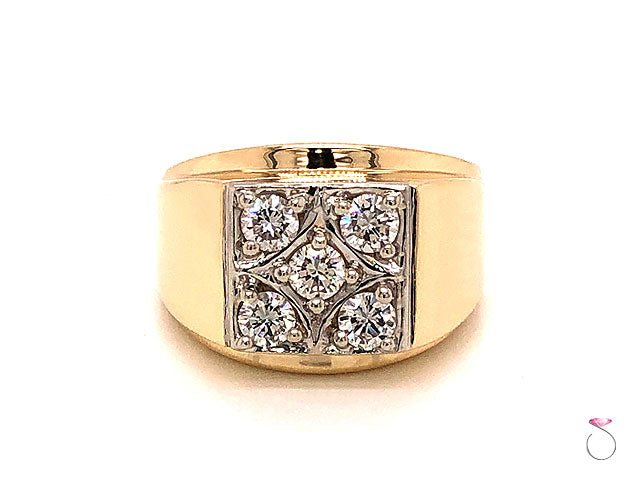 Buy Men Diamond Ring, Men Wedding Band, Mens Wedding Band, Men Yellow Gold, Diamond  Ring, Anniversary Ring for Him, Diamond Rings, Mens Gold Online in India -  Etsy