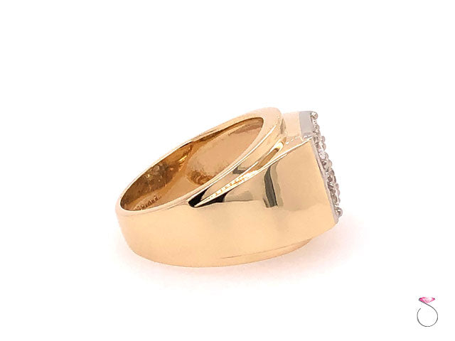 Prajnaparamita Heart Sutra Yellow Gold Ring 10K Rose Gold White Platinum Men  Women Full Scripture | Seidayee Jewelry