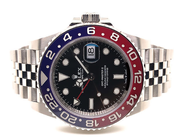 Authentic Rolex GMT-Master II 126710BLRO Pepsi Watch – SOLITAIRE