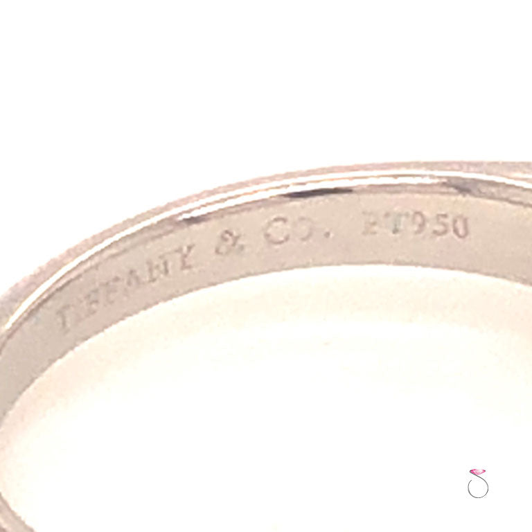Tiffany & Co. Round Diamond Solitaire Platinum Ring
