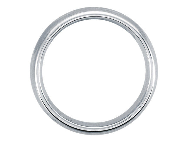 White Tungsten 8.3mm Domed Band