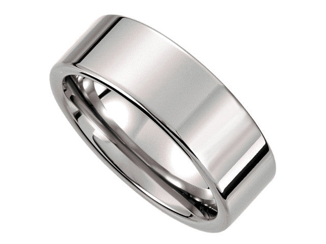 Wedding rings and Bands,Tungsten 8.3mm Flat Band