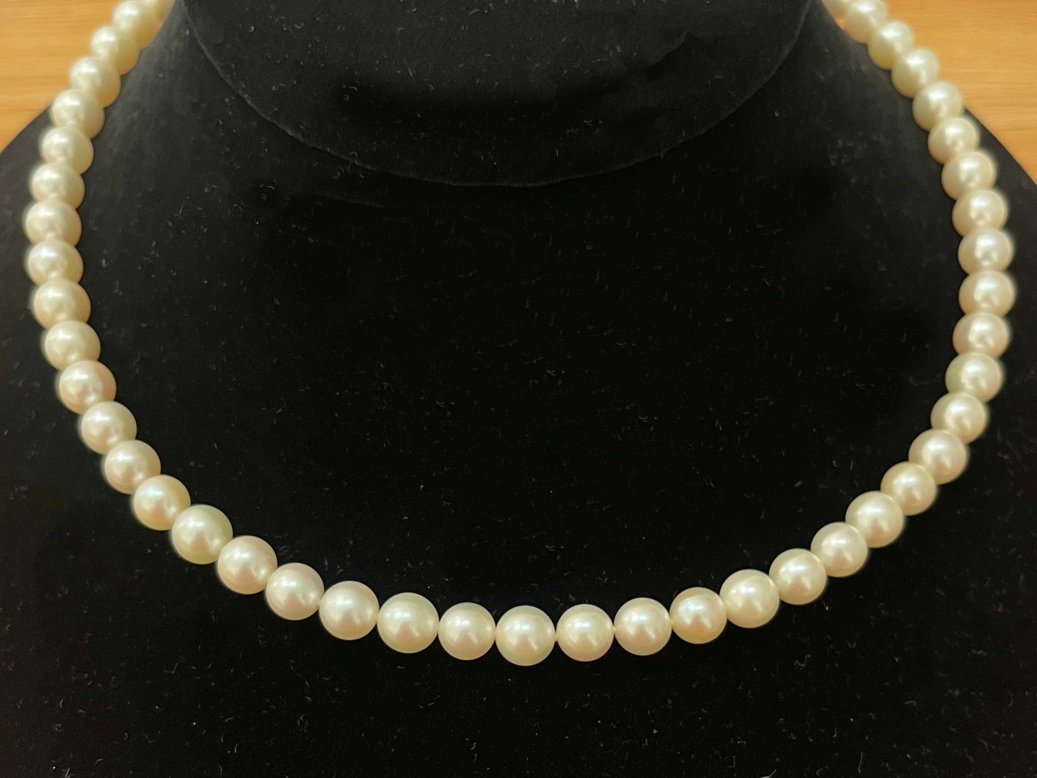 Mikimoto Akoya Cultured Pearl Strand Necklace 18K