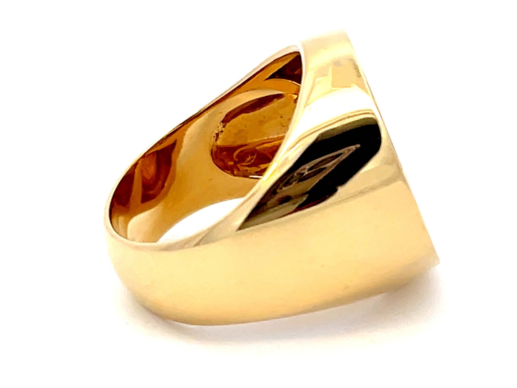 Jorge Adeler Heraclius Gold Coin Ring in 18k Yellow Gold
