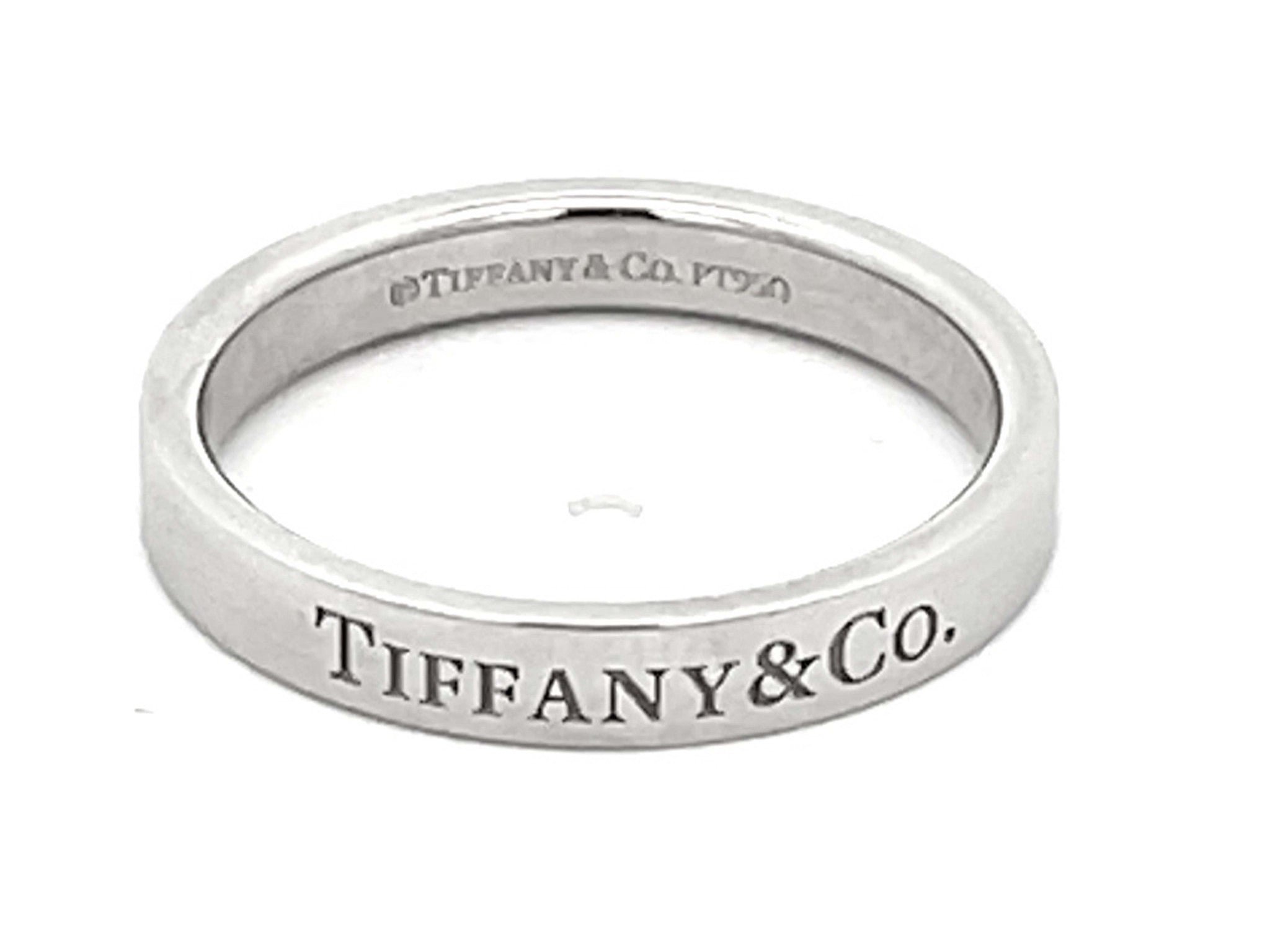 Tiffany & Co. Wedding Band in Platinum 3 mm Wide