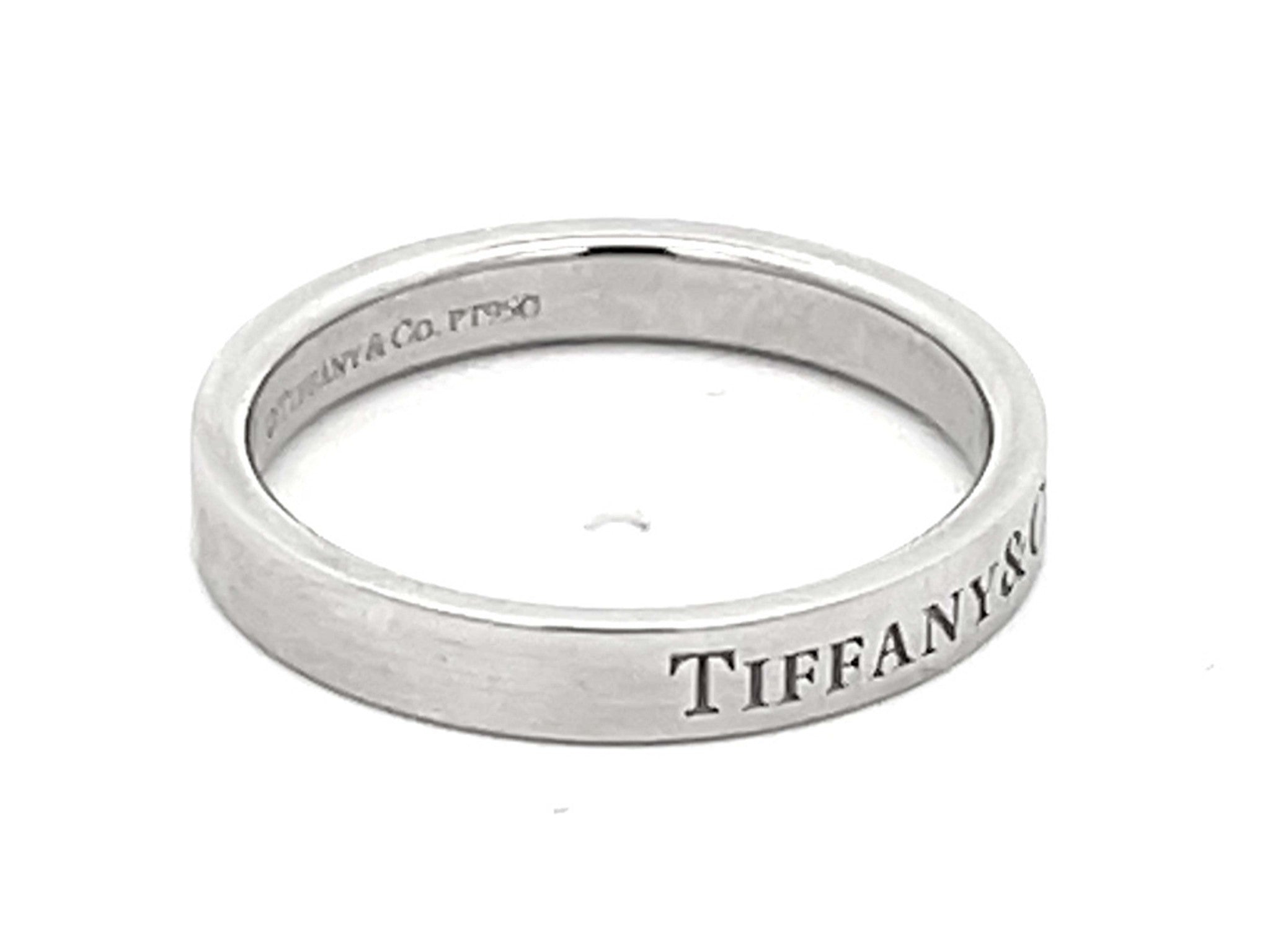 Tiffany & Co. Wedding Band in Platinum 3 mm Wide