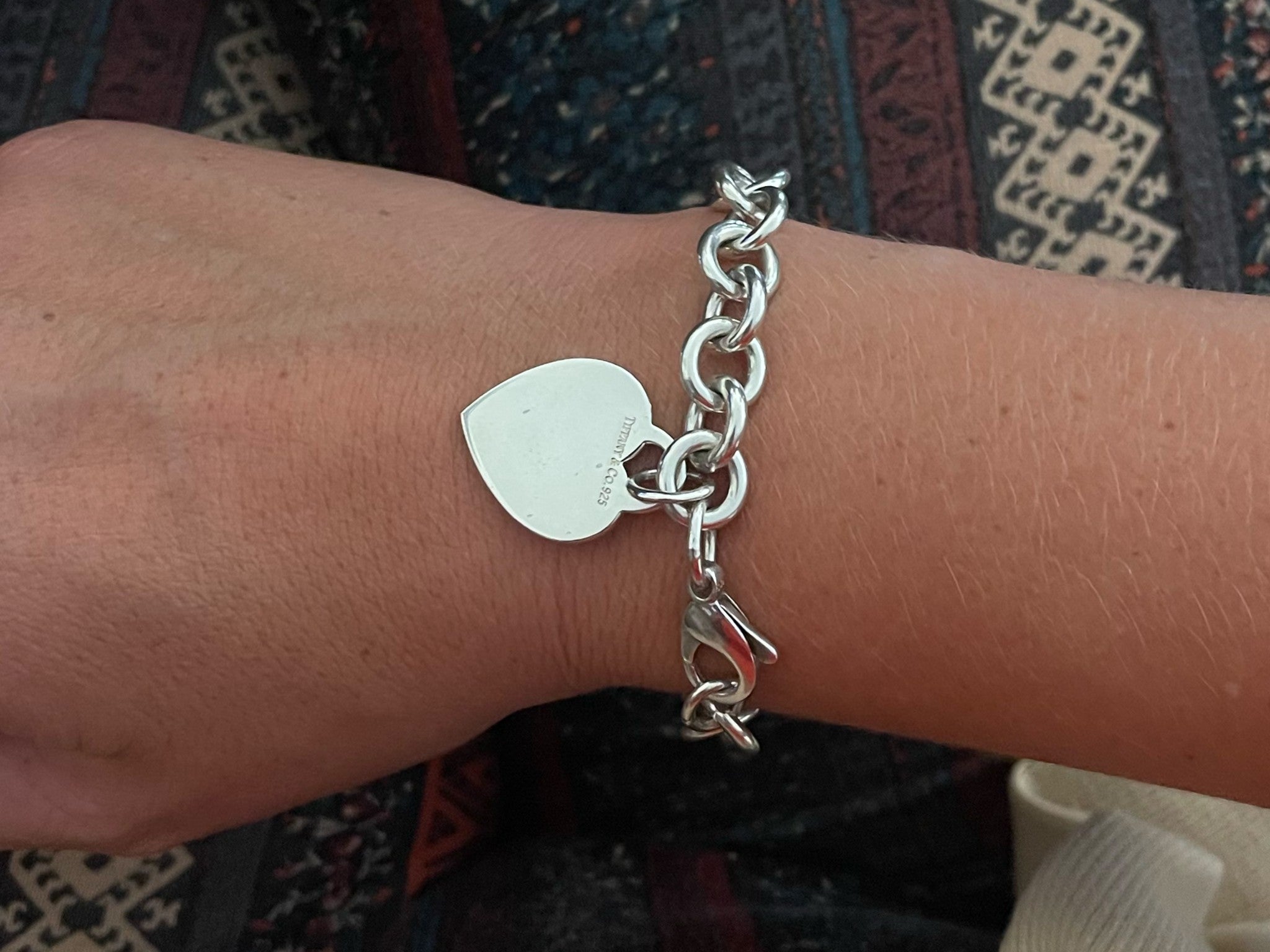 Tiffany & Co. Heart Tag Bracelet in Sterling Silver