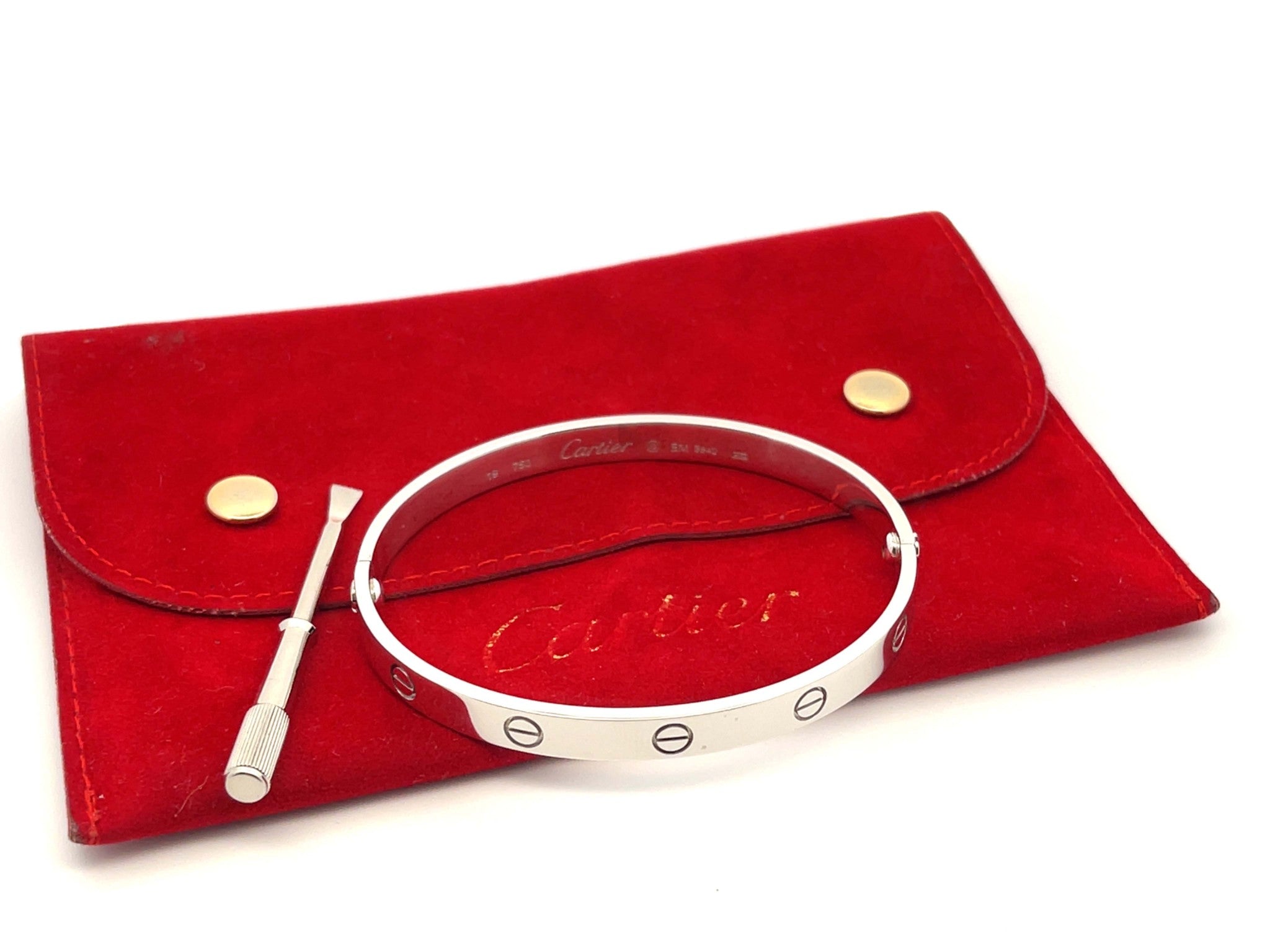 Cartier Love Bracelet in 18K White Gold