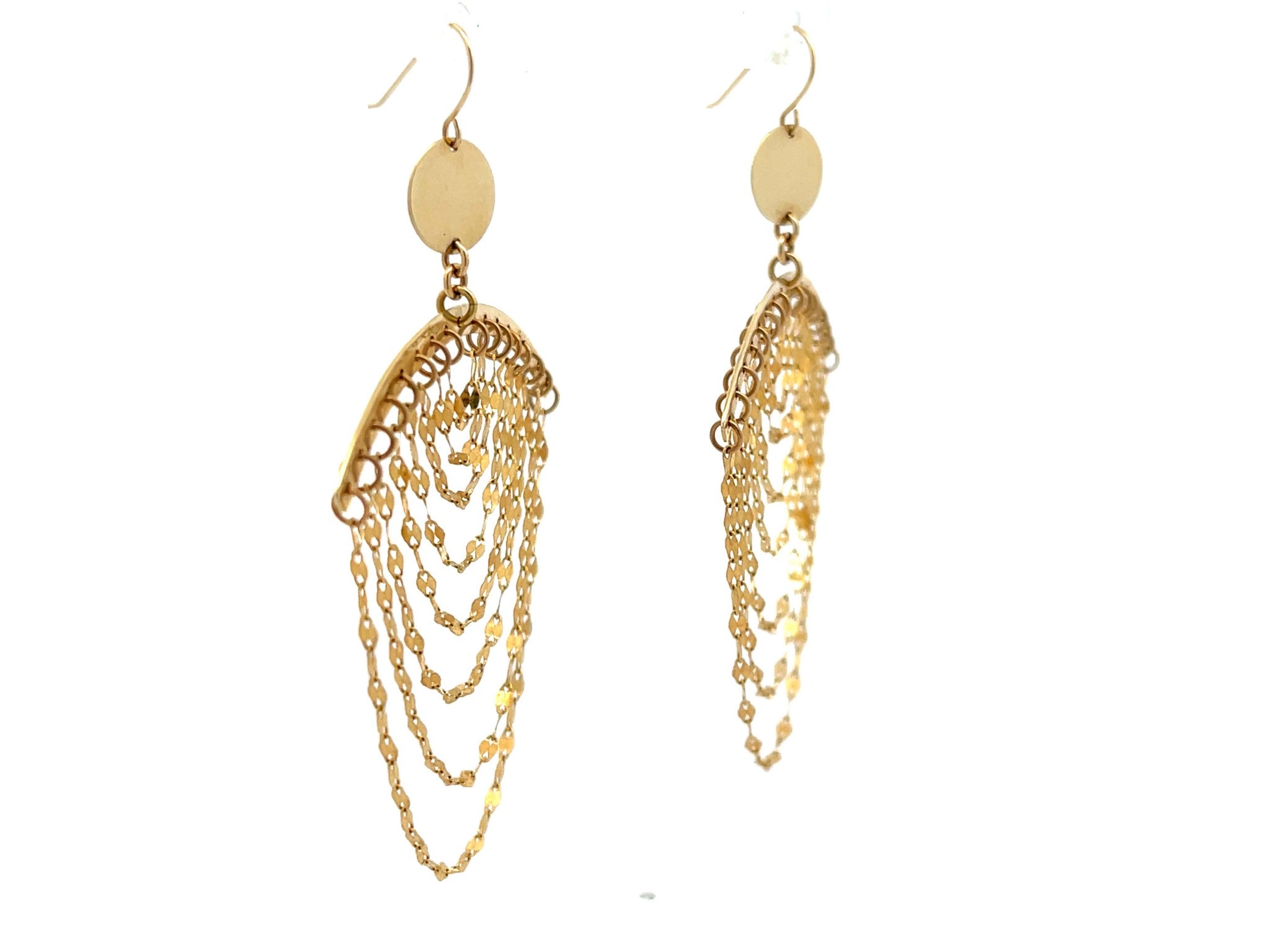 Lana Cascade Chandelier Earrings in 14K Yellow Gold