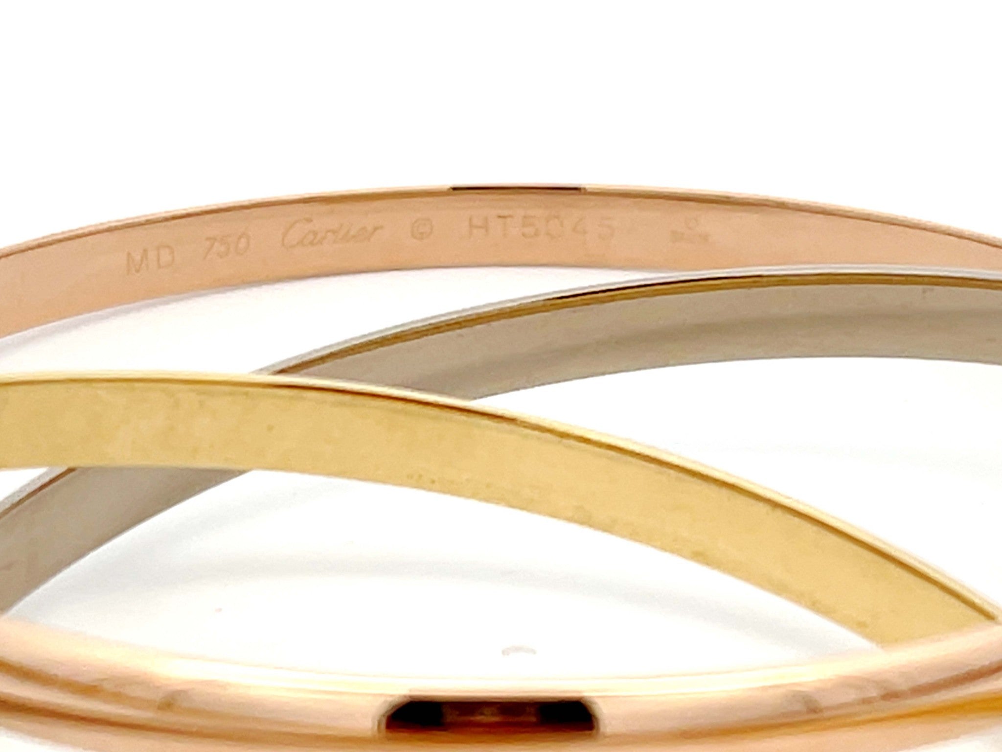 Cartier Love bracelet 18ct 750 Yellow gold set with 4 Diamonds Size 19 -  Davis Worlds
