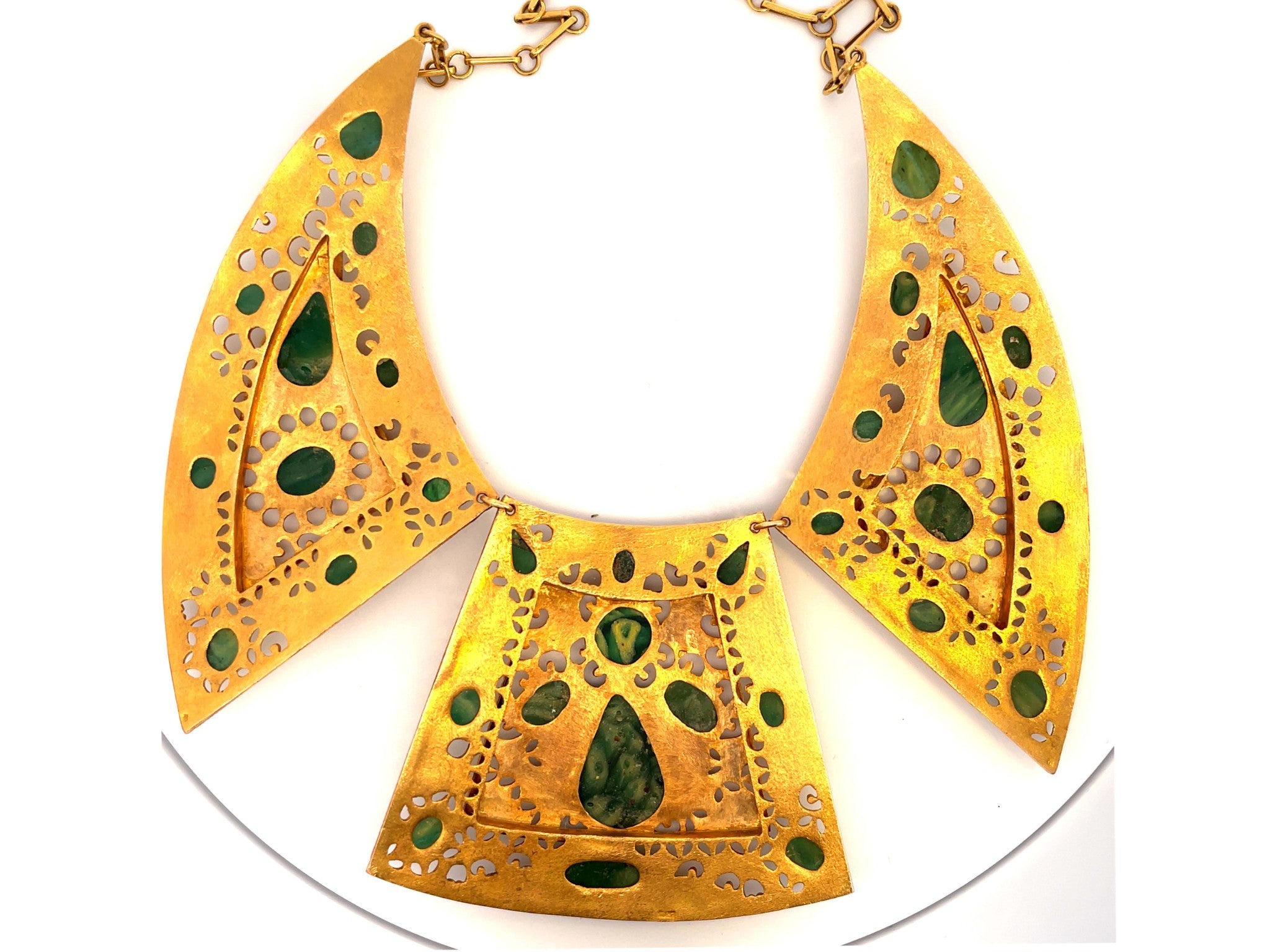 Jewelry | Yellow Gold 18k Egyptian Style Necklace 39 Grams | Poshmark