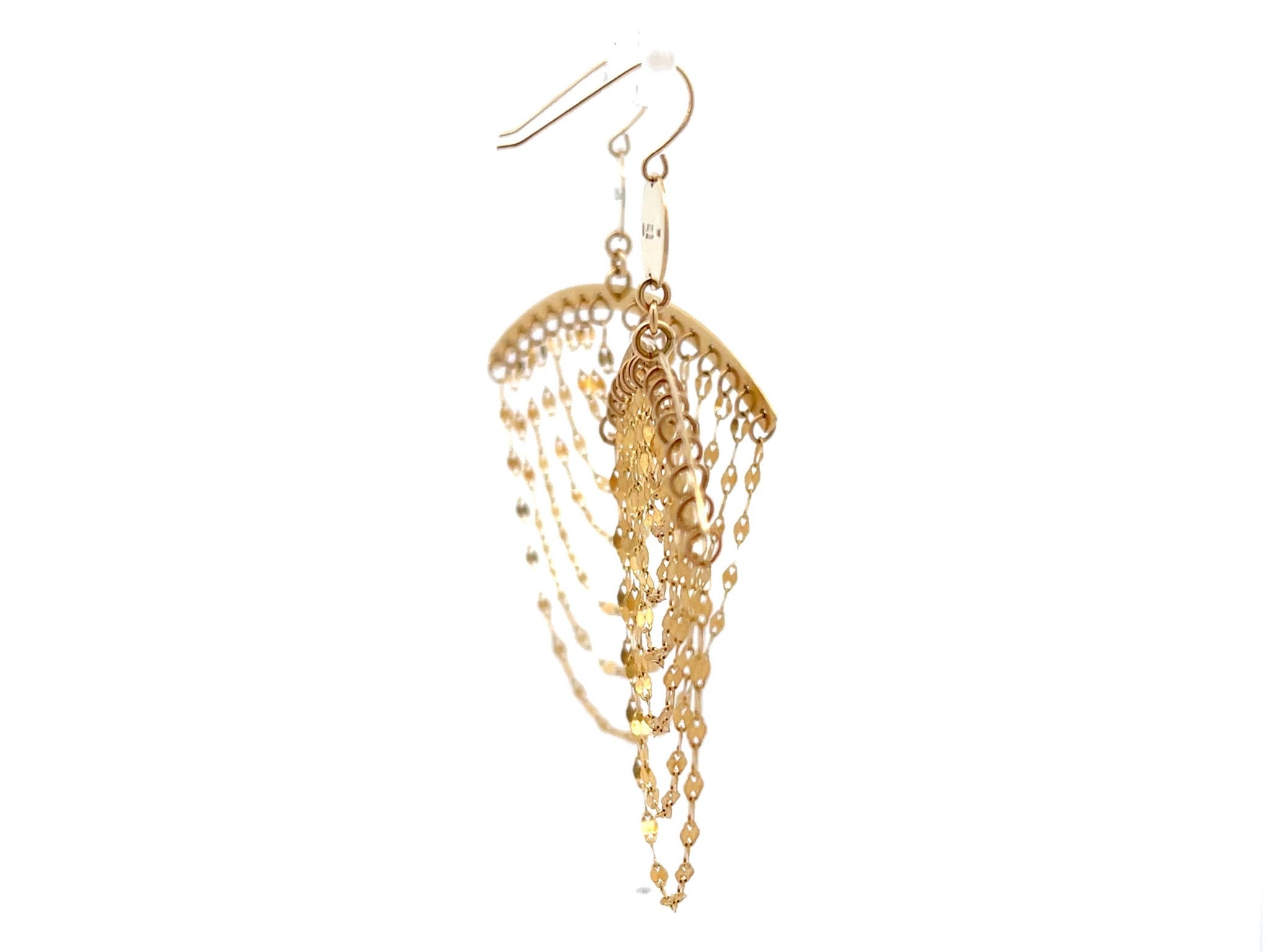 Lana Cascade Chandelier Earrings in 14K Yellow Gold
