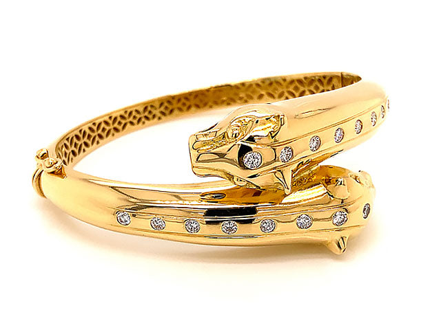 Buy quality 916 Gold Antique Jaguar Bracelet in Ahmedabad