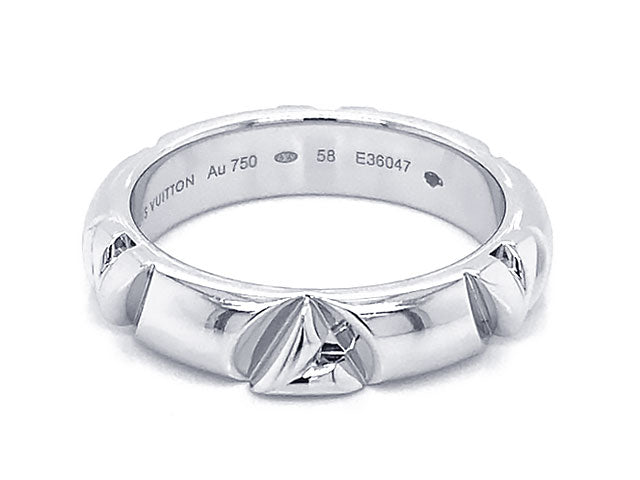 Custom Diamond Rings,Louis Vuitton LV Volt Multi Ring, 18k White Gold. Size 58