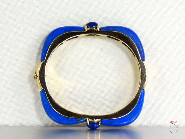 Vintage Lapis Lazuli Bracelet in 14K Gold - Estate jewelry collection in Hawaii